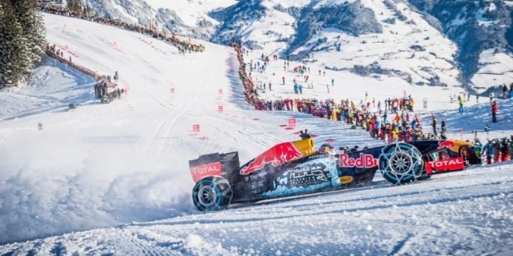 Los Alpes fueron una pista de F&oacute;rmula 1 para Max Verstappen y Red Bull
