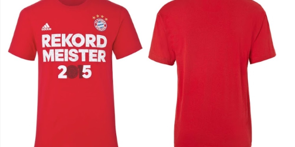 Bayern Munich festejó la Bundesliga con productos especiales