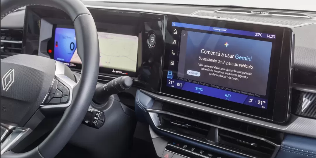 Renault Boreal es el primer veh&iacute;culo de la marca en ofrecer Google Gemini, el asistente de IA de Google.