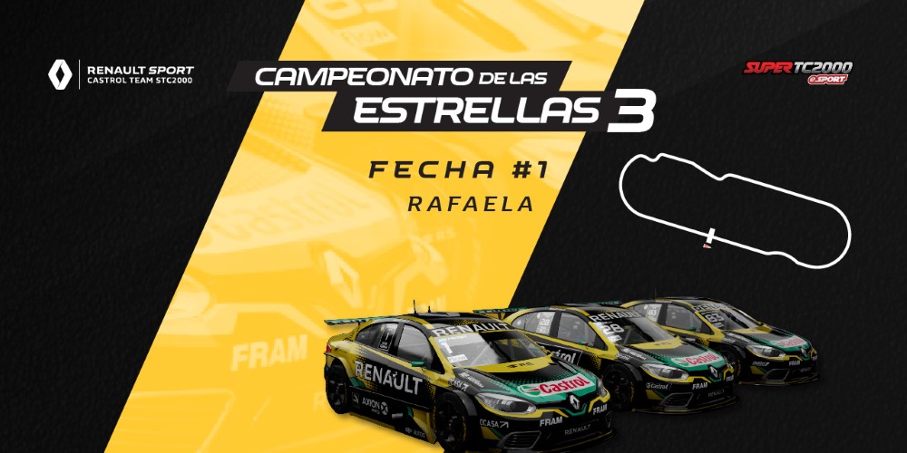 Con Pern&iacute;a, Ardusso y Milla en Renault se larga el "Campeonato De Las Estrellas III&rdquo;