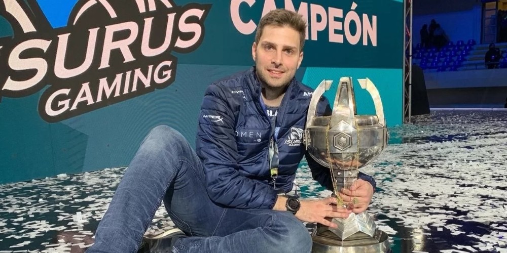 La historia detrás de Juan Cyterszpiler, hijo del primer representante de Maradona que se destaca en los eSports