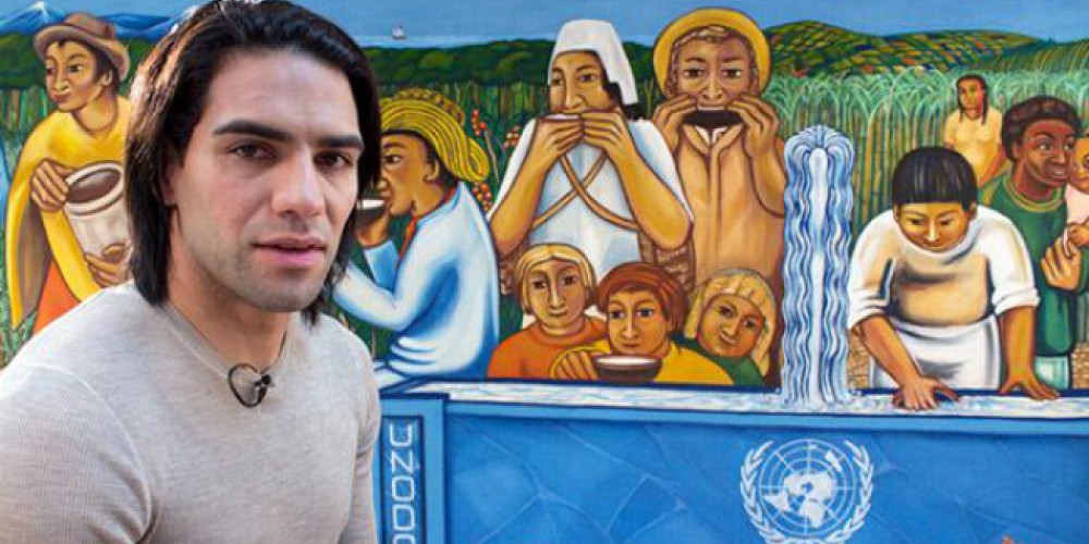 Radamel Falcao se suma a la lucha contra las drogas