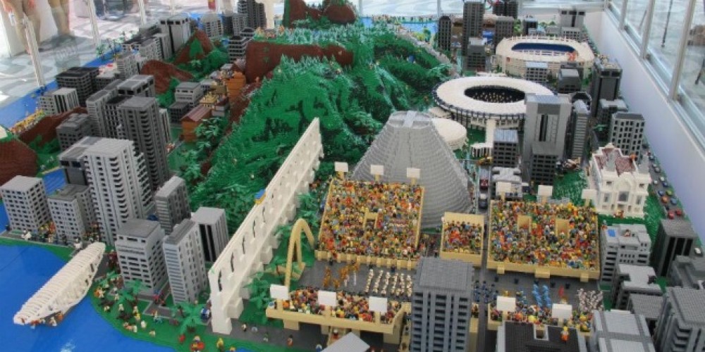 Construyeron los escenarios de Río 2016 con casi un millón de piezas de Lego