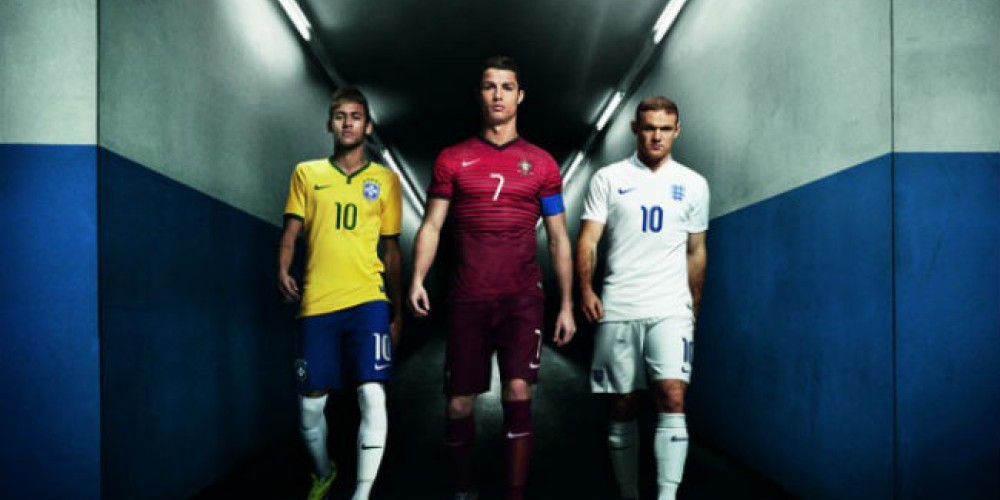 Cristiano Ronaldo, Neymar Jr. y Rooney en la nueva campa&ntilde;a de Nike