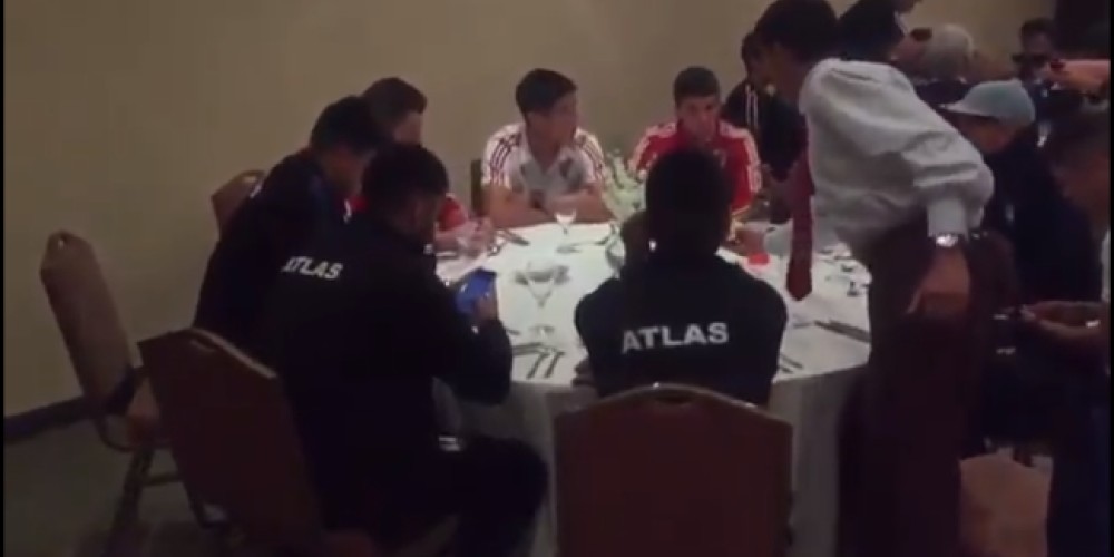 El histórico tercer tiempo entre River y Atlas