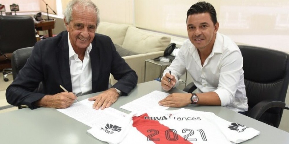 Gallardo renov&oacute; hasta el 2021 y destac&oacute; un proyecto para inferiores sin precedentes