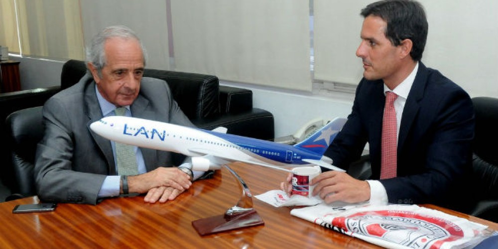 River Plate y LAN firmaron un convenio