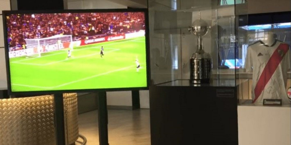 El museo del Real Madrid estrenó un rincón especial para la corrida del “Pity” Martínez y el título de River