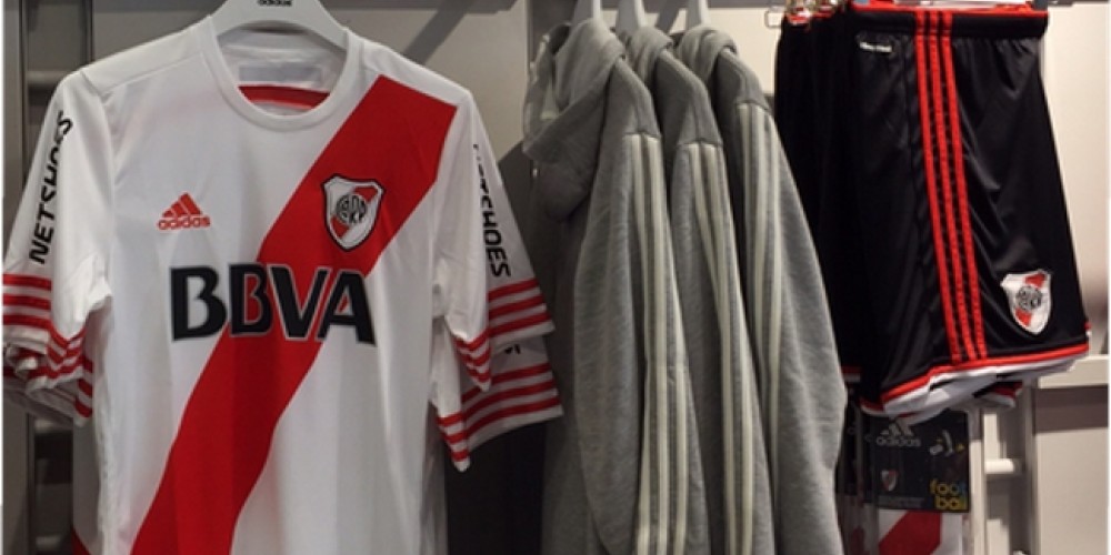 Junto a adidas, River ya vende su indumentaria en Uruguay, Colombia y M&eacute;xico