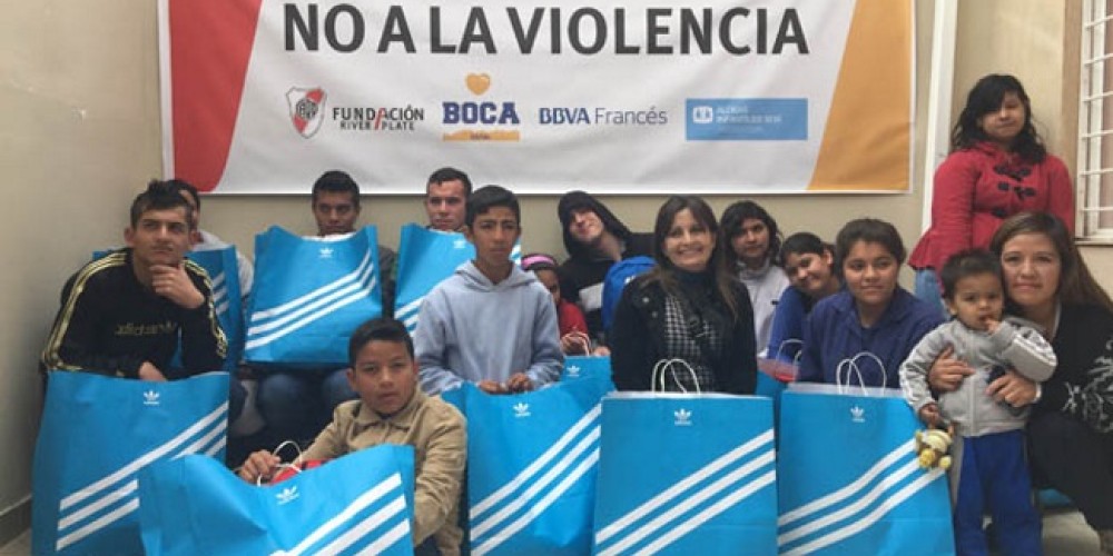 Fundaci&oacute;n River, Boca Social y Banco BBVA Franc&eacute;s, juntos por la solidaridad