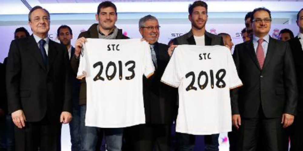 Real Madrid y Saud&iacute; Telecom Company renovaron su acuerdo de patrocinio