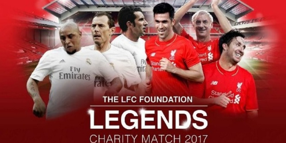 Se develaron los detalles del partido benéfico de Leyendas entre Liverpool y Real Madrid