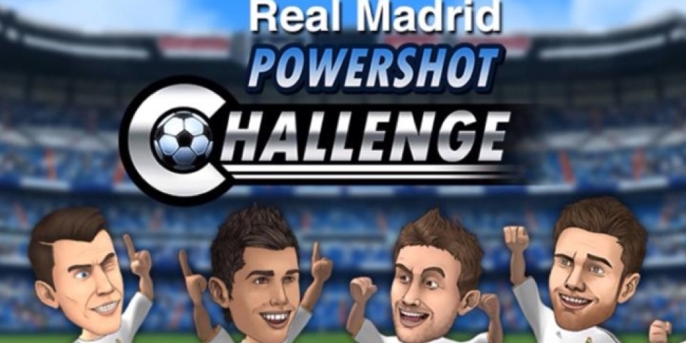 El Real Madrid present&oacute; su nuevo juego &ldquo;Powershot Challenge&rdquo;