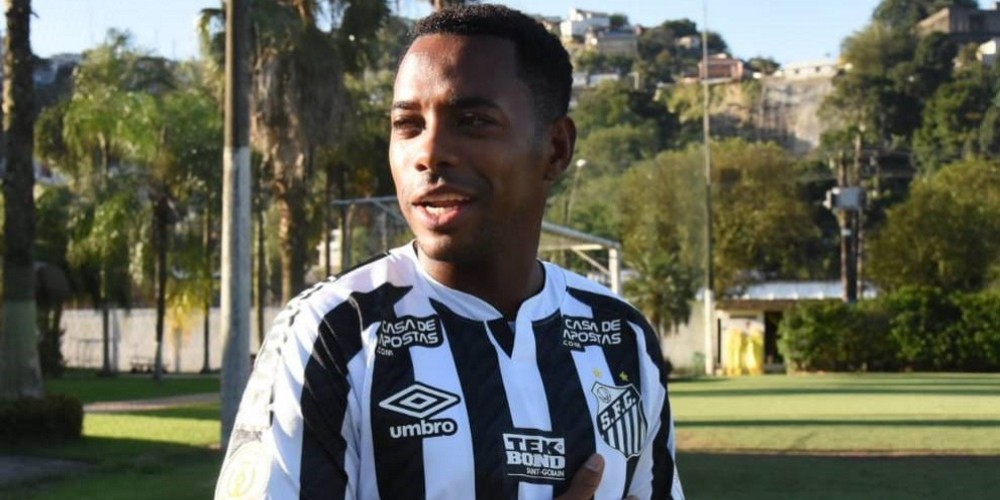 La vuelta de Robinho al Santos; la presentación al estilo Michael Jordan y el curioso salario que tendrá