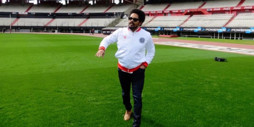 De visita en Argentina, el hijo de Bob Marley recorrió el Estadio Monumental