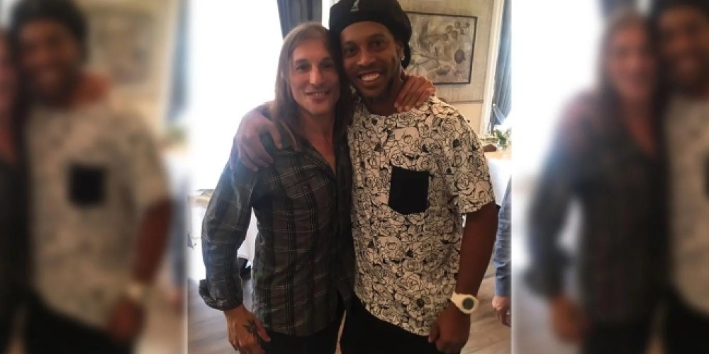 Ronaldinho y su breve homenaje a Claudio Caniggia en redes sociales