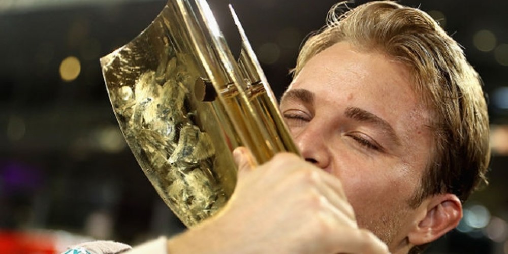 El imprevisto de Nico Rosberg que casi pierde su trofeo de campeón de la Fórmula 1