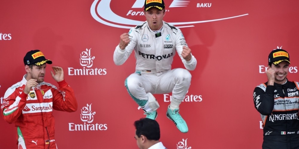 Fórmula 1: podio para Mercedes, esta vez le tocó a Nico Rosberg