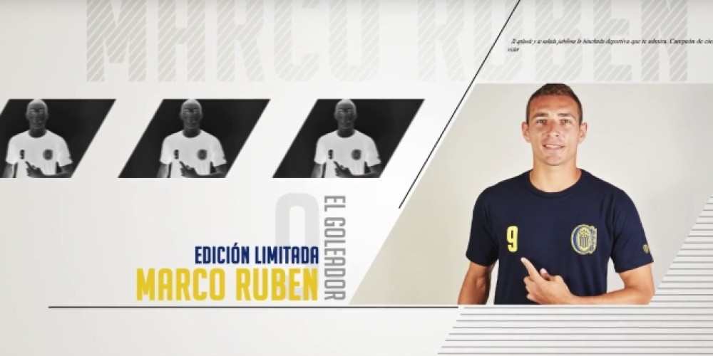 Rosario Central lanz&oacute; una remera especial de Marco Ruben