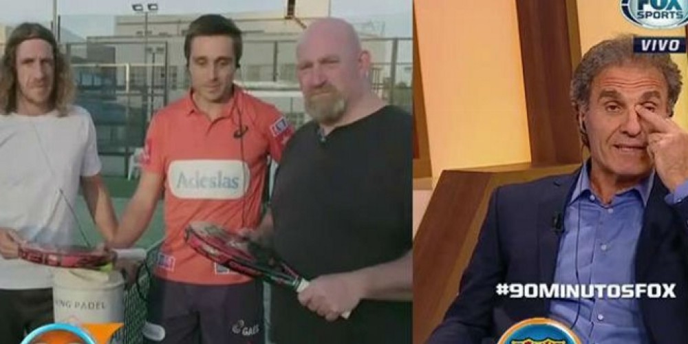 Puyol se animó a jugar al pádel con Belasteguín y reveló una curiosa anécdota con Ruggeri