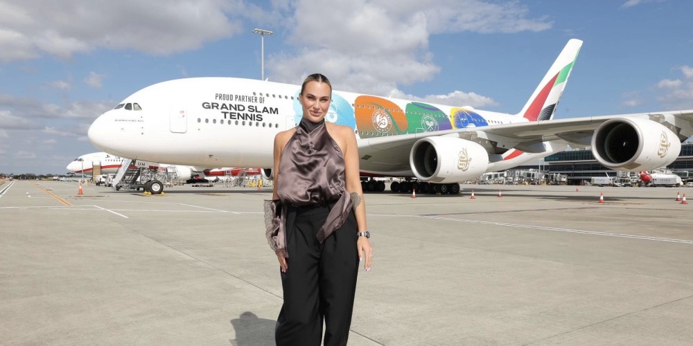 Sabalenka lidera la estrategia de Emirates en los cuatro Grand Slams