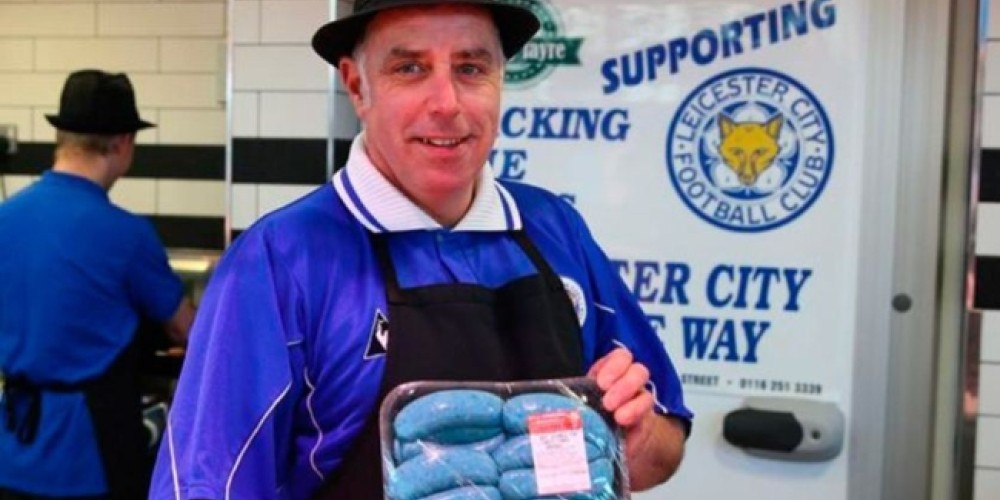 Furor en Leicester: Se venden salchichas azules por los campeones