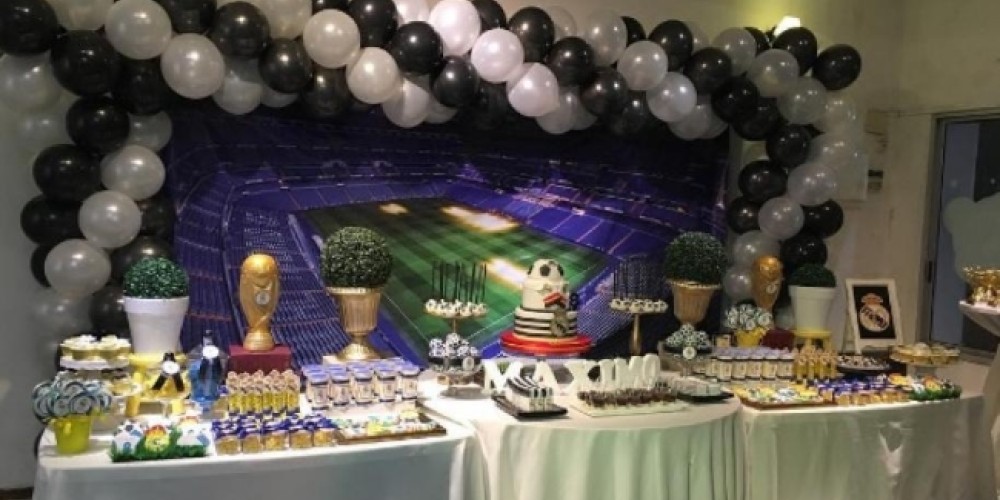 El seleccionado uruguayo que diseñó el cumpleaños de su hijo con temática de Cristiano Ronaldo