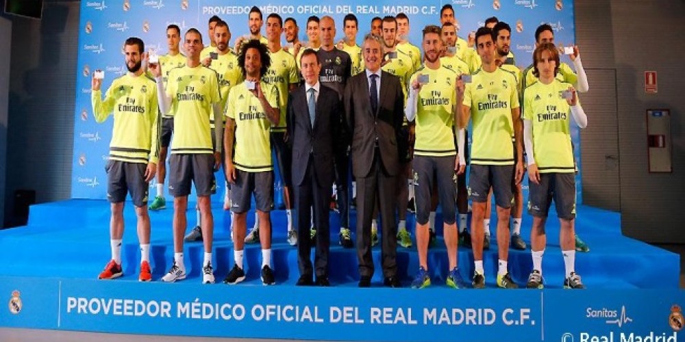 Real Madrid renovó su contrato de patrocinio con Sanitas