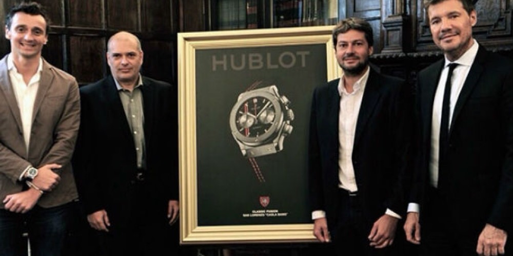 San Lorenzo cerr&oacute; un acuerdo con Hublot, que renovar&aacute; el palco oficial