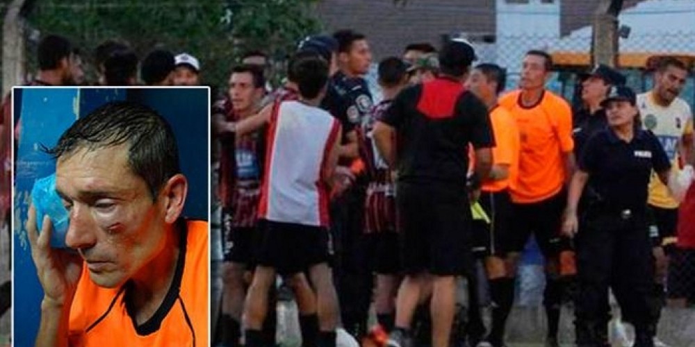 Se decidió el descenso de Sarmiento de Ayacucho tras la golpiza de sus jugadores al árbitro