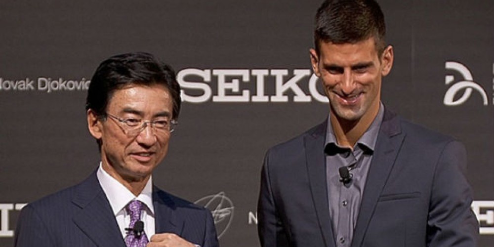 Djokovic firma como embajador de Seiko