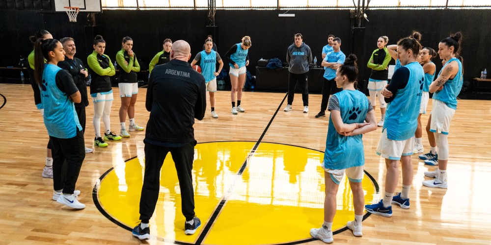 La Selección Argentina femenina entrena para la AmeriCup 2025