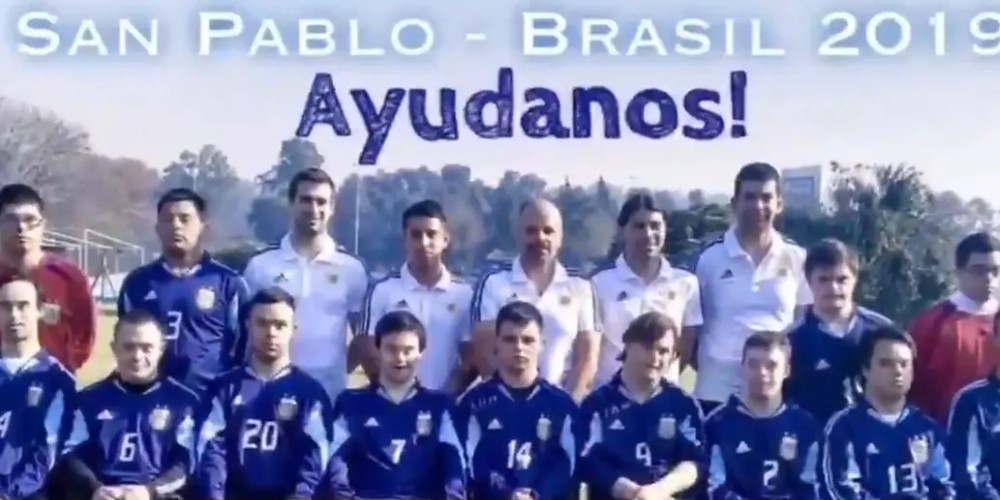 La Selección argentina de fútbol con Síndrome de Down abrió un fondo para poder viajar al Mundial