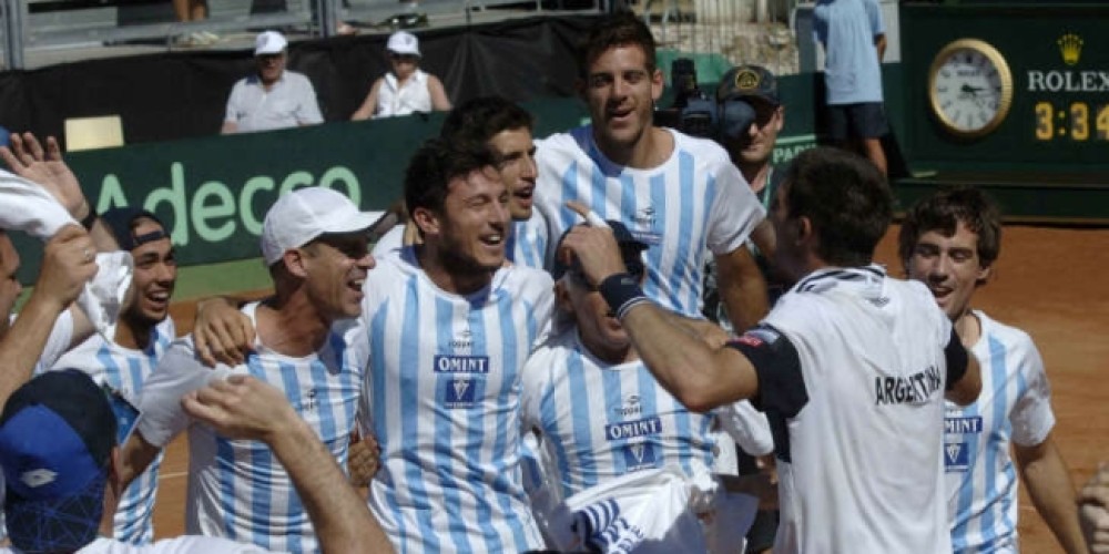 El equipo argentino de Copa Davis se clasificó a semifinales