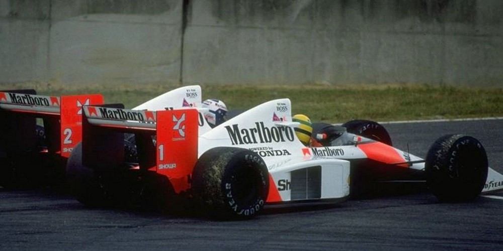 Se cumplen 30 a&ntilde;os del toque entre Senna y Prost, uno de los m&aacute;s importantes de la F&oacute;rmula 1