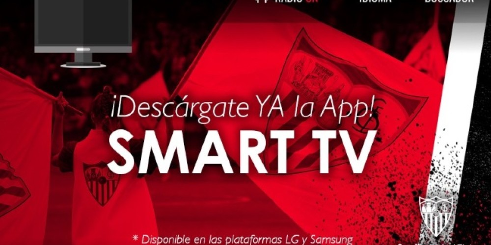 El Sevilla lanzó una aplicación para Smart TV con contenido exclusivo