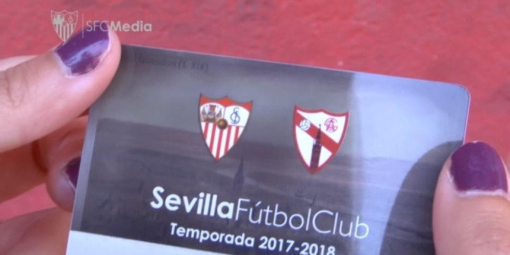 El Sevilla present&oacute; sus carnets de socios con una impensada caracter&iacute;stica en tinta termocrom&aacute;tica
