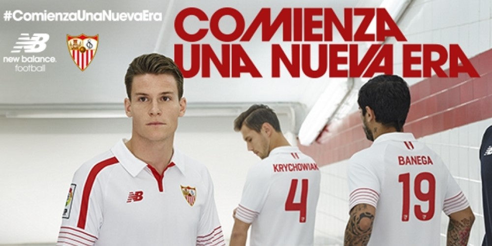 New Balance presentó las nuevas camisetas del Sevilla