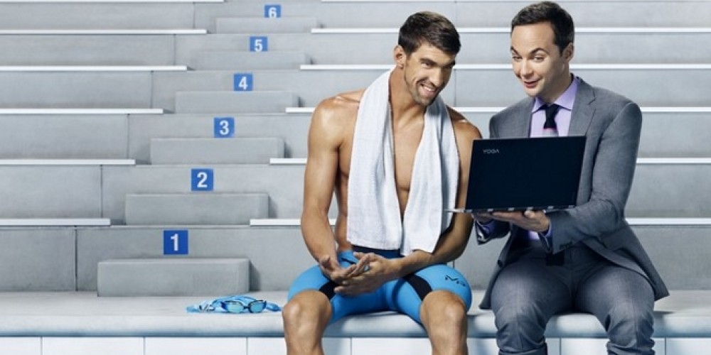 Sheldon Cooper se burla de Michael Phelps en un spot