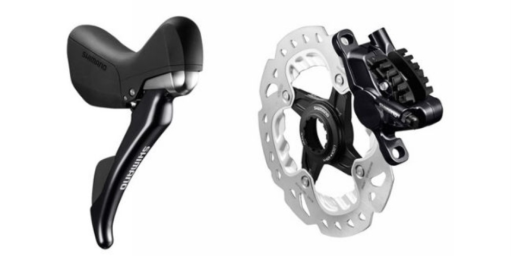 Shimano crea frenos a disco hidráulicos para cambios mecánicos