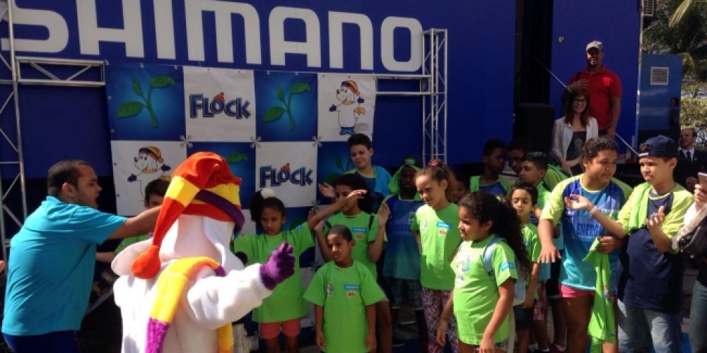 Los niños del proyecto Energía Olímpica vivieron un día especial en el Shimano Lounge de Río