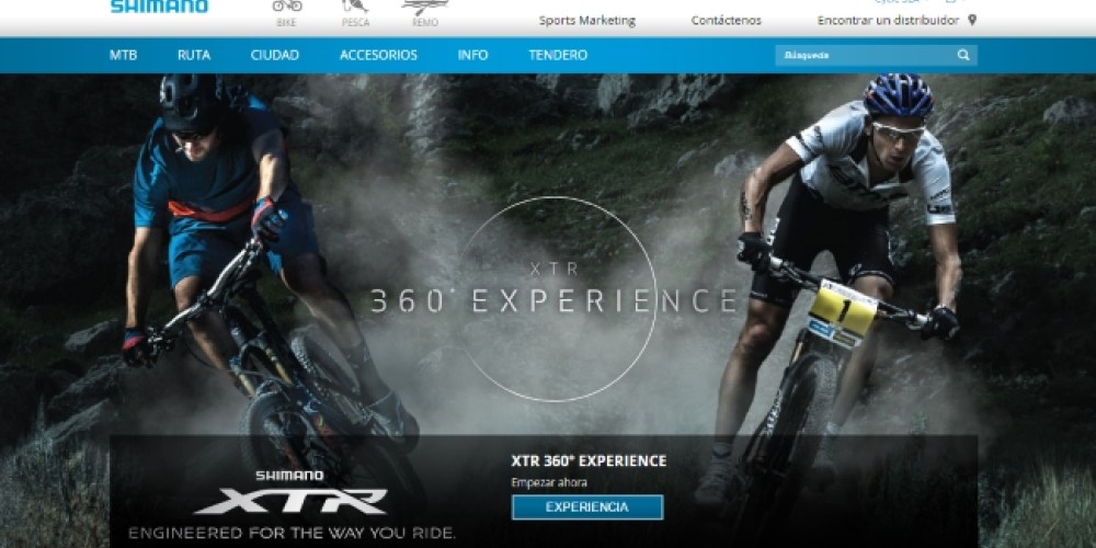 Shimano present&oacute; su nuevo sitio web global