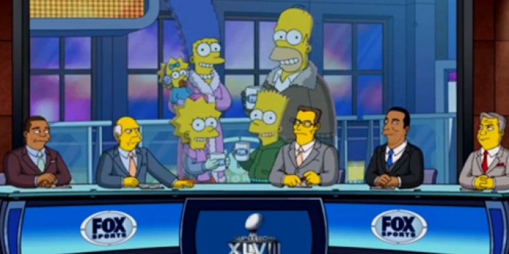 Los Simpson tienen su comercial presentando el Super Bowl para Fox