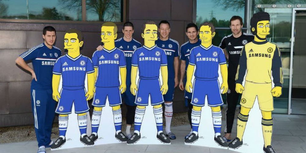 Los Simpsons se asocian con el Chelsea 