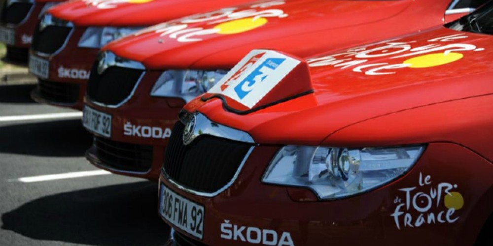 Skoda sigue como patrocinador del Tour de France