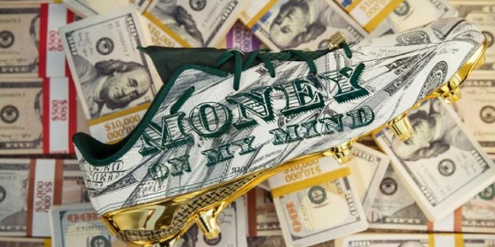 adidas y Snoop Dogg presentaron unos botines con diseño de dólares