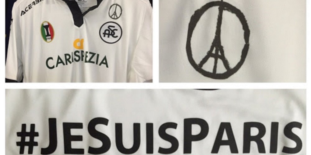 Un club italiano se solidariz&oacute; con Par&iacute;s en su camiseta