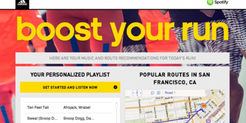 adidas firma un interesante acuerdo con Spotify