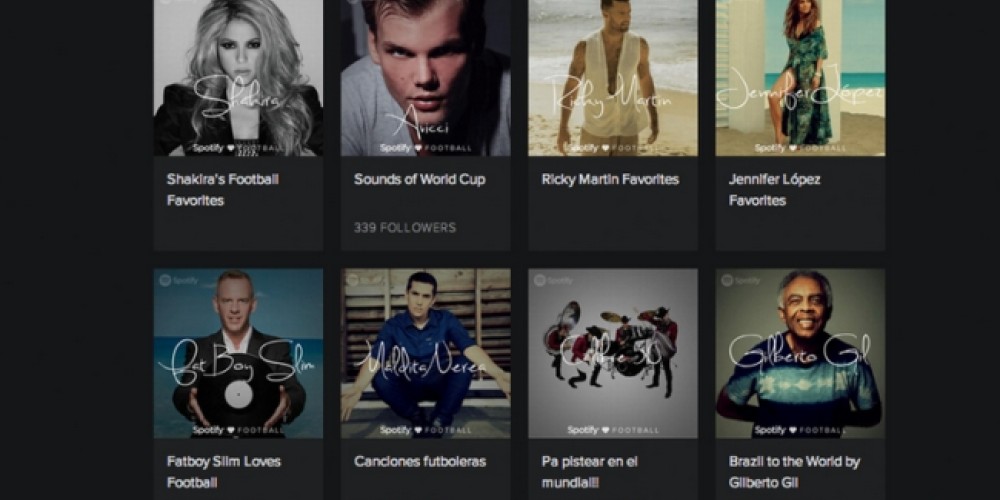 Spotify lanza su sitio dedicado a Brasil 2014