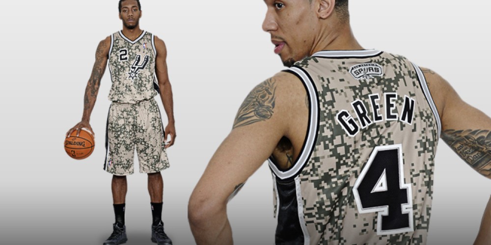 adidas presentó el uniforme de los Spurs en homenaje a las Fuerzas Armadas